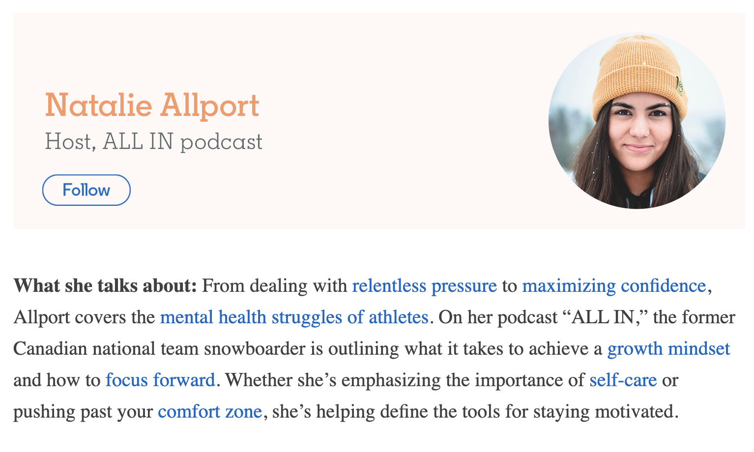 LinkedIn's Top 20 Voices In Sports - Natalie Allport